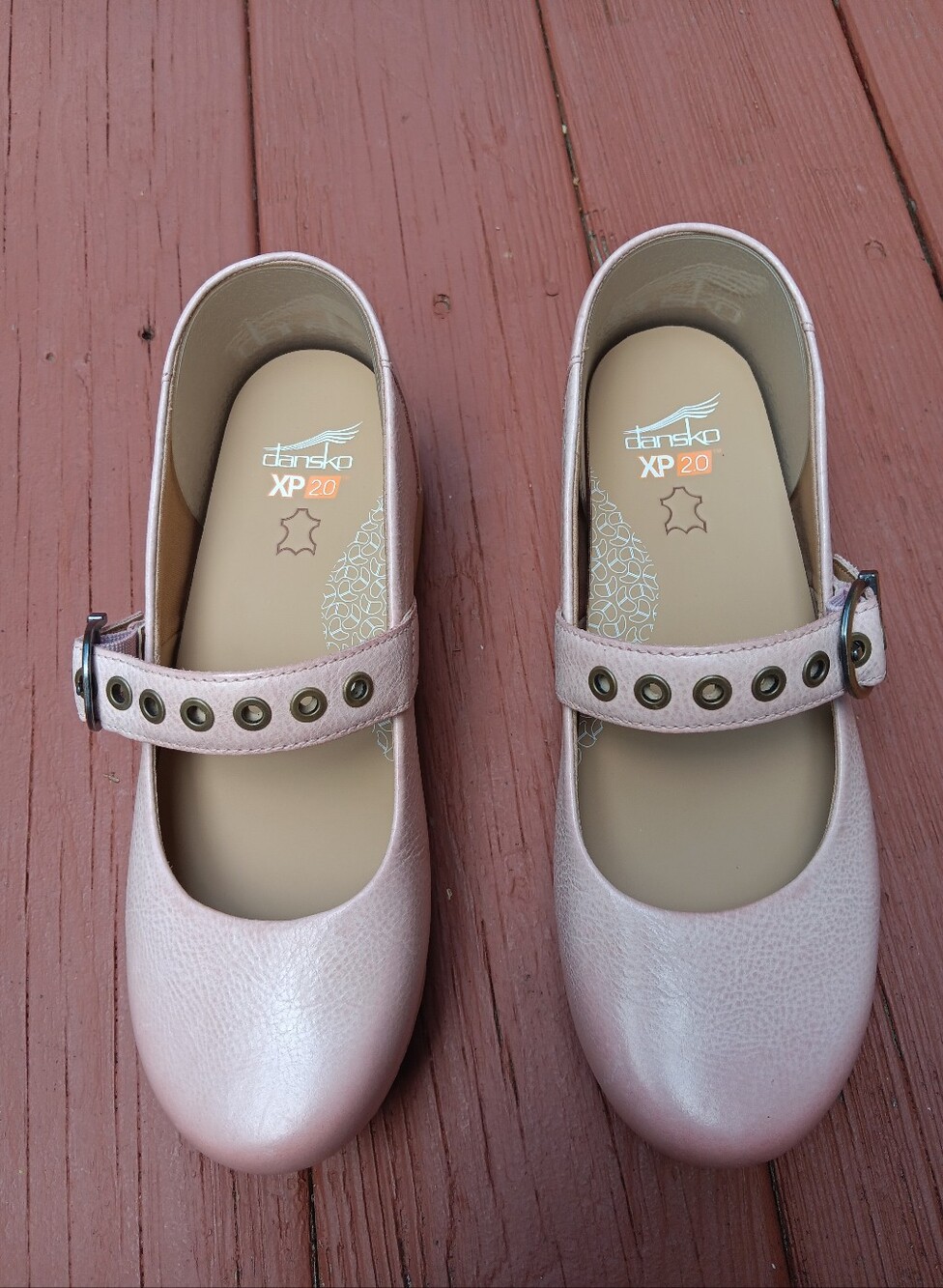 Nwob Dansko Xp20 Women's Pink Leather Maryjanes